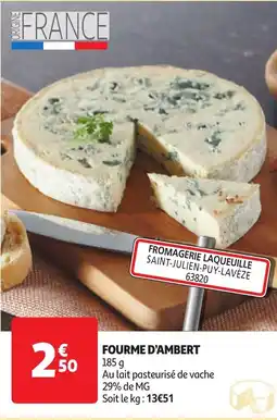 Auchan Fourme d'ambert offre