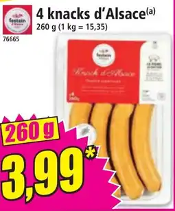 Norma 4 knacks d'Alsace offre