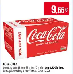 Match Coca-cola offre