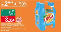 Match OASIS Boisson aux fruits ou gazeuse oasis tropical, orangina, schweppes saveur agrumes ou toni offre