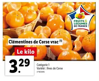 Clémentines de Corse Vrac
