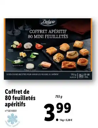 Lidl Coffret de 80 Feuilletés offre