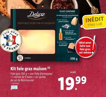 Lidl Kit Foie Gras Maison offre