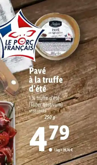 Lidl Pavé à La Truffe offre