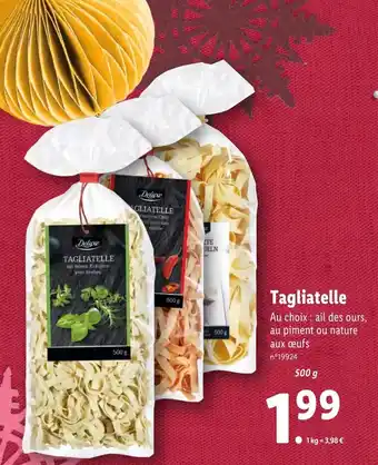 Lidl Tagliatelle offre