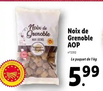 Lidl Noix de Grenoble AOP offre