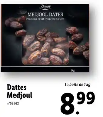Lidl Dattes Medjoul offre