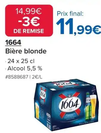 Costco 1664 Bière blonde offre