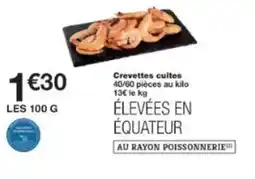 Monoprix Crevettes cuites offre