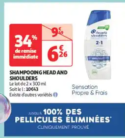 Auchan HEAD AND SHOULDERS Shampooing offre