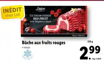 Lidl Bûche Aux Fruits Rouges offre