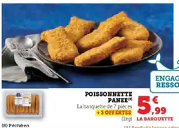 Hyper U Poissonnette panee offre