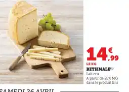 Hyper U Bethmale offre
