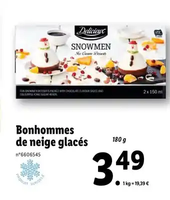 Lidl Bonhommes de Neige Glacés offre