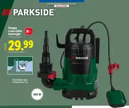 Lidl PARKSIDE Pompe à eau claire immergée offre