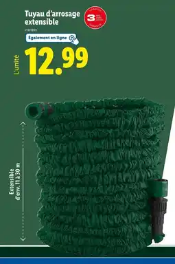 Lidl Tuyau d'arrosage extensible offre