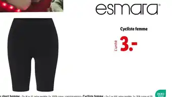 Lidl ESMARA Cycliste femme offre