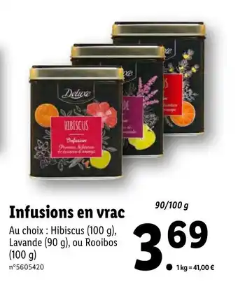 Lidl Infusions En Vrac offre
