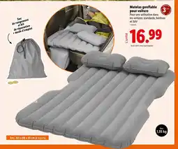 Lidl Matelas gonflable pour voiture offre