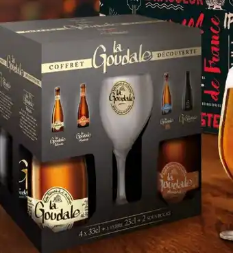Coffret Goudale 4 Bouteilles + 1 Verre