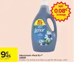 Carrefour Market LENOR Adoucissant Pack XL offre