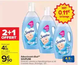 Carrefour Market SOUPLINE Adoucissant dilué offre