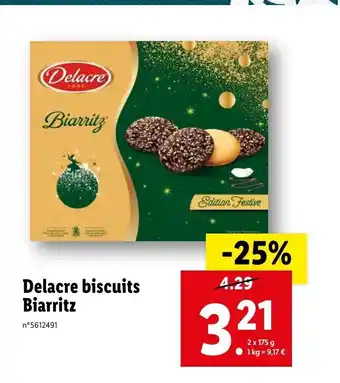 Lidl Delacre Biscuits offre