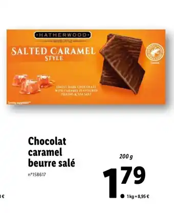 Lidl Chocolat Caramel Beurre Salé offre