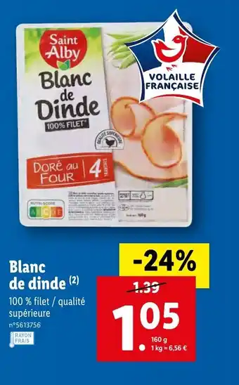 Lidl Blanc de Dinde offre
