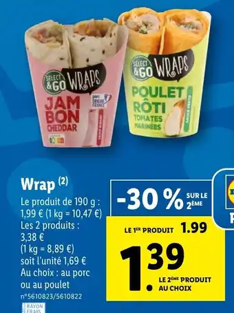 Lidl Wrap offre