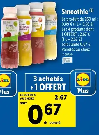Lidl Smoothie offre