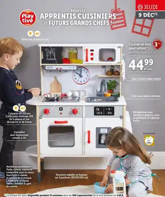 Lidl Cuisine En Bois Pour Enfant offre