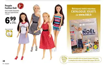 Lidl Poupée Fashion Doll offre