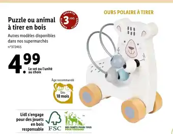 Lidl Puzzle Ou Animal offre