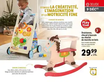 Lidl Draisienne Cheval à Bascule offre