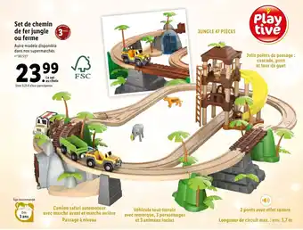 Lidl Set de Chemin de Fer Jungle offre