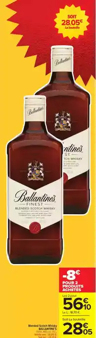 Carrefour Market BALLANTINE'S Blended Scotch Whisky offre