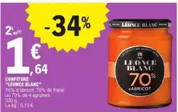 E.Leclerc CONFITURE “LÉONCE BLANC” offre