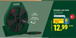 Lidl Parkside Enrouleur avec tuyau offre