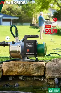 Lidl Parkside Pompe de jardin offre