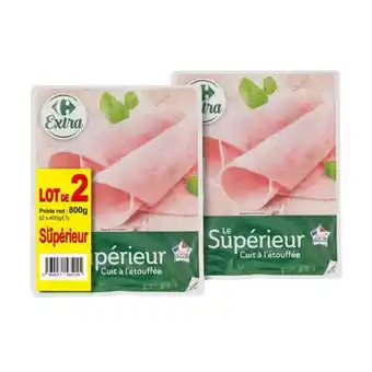 Carrefour CARREFOUR EXTRA Jambon Supérieur offre