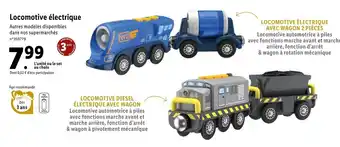 Lidl Locomotive électrique offre