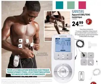 Lidl Appereil EMS/TENS numérique offre