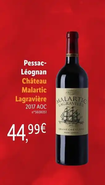 Lidl Pessac-Léognan Château Malartic Lagravière offre