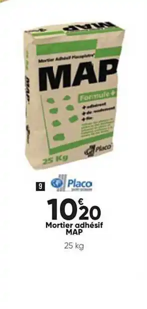 Bricorama Mortier Adhésif Map Placo offre