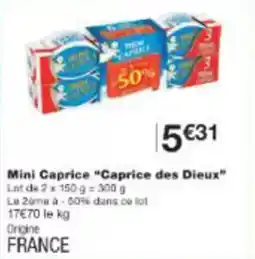 Monoprix Mini caprice "caprice des dieux" offre