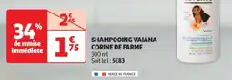 Auchan SHAMPOOING VAIANA CORINE DE FARME offre