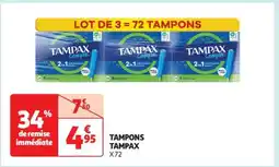 Auchan TAMPONS TAMPAX offre