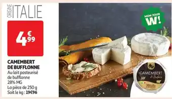 Auchan Camembert De Bufflonne offre