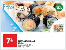Auchan Plateau Sushi Saiji offre